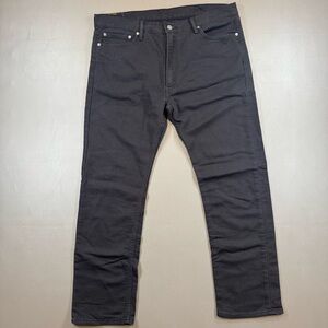 Levi’s 513 Men’s 38x32 Black Slim Straight Stretch Jeans Mid Rise Denim Pants